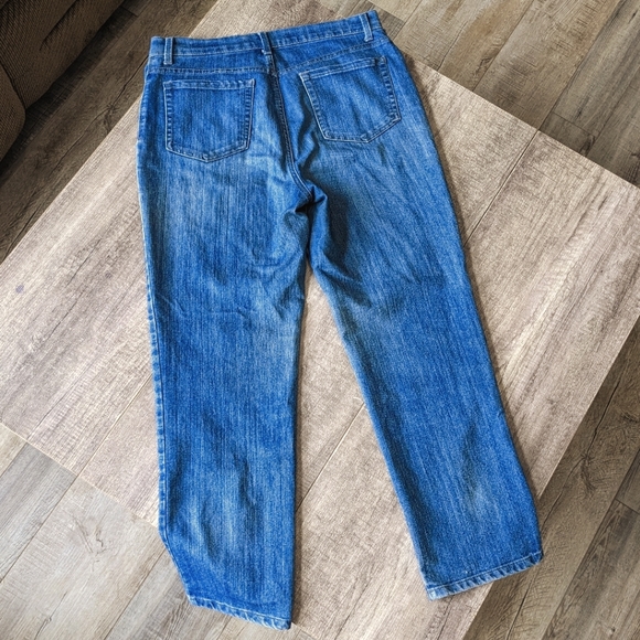 Gloria Vanderbilt 'Amanda' Relaxed Fit Mid Blue Denim Jeans Women's Size 10 - Picture 3 of 5